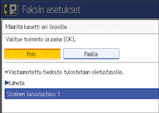 Käyttöpaneelin näyttö