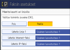 Käyttöpaneelin näyttö