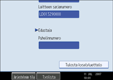 Käyttöpaneelin näyttö