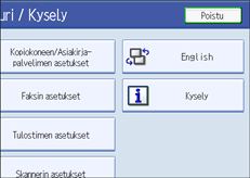 Käyttöpaneelin näyttö