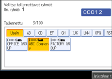 Käyttöpaneelin näyttö