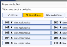 A kezel�panel k&eacute;perny�j&eacute;nek bemutat&aacute;sa