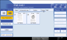 A kezel�panel k&eacute;perny�j&eacute;nek bemutat&aacute;sa