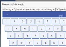 A kezel�panel k&eacute;perny�j&eacute;nek bemutat&aacute;sa