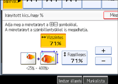 A kezel�panel k&eacute;perny�j&eacute;nek bemutat&aacute;sa