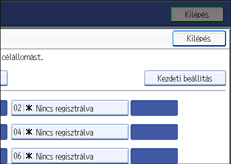 Kezelőpanel képernyője, illusztráció