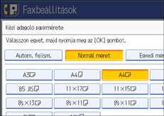 Kezelőpanel képernyője, illusztráció