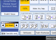 Kezel�panel k&eacute;perny�je, illusztr&aacute;ci&oacute;