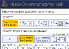 Kezel�panel k&eacute;perny�je, illusztr&aacute;ci&oacute;