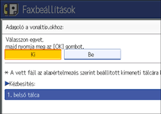 Kezel�panel k&eacute;perny�je, illusztr&aacute;ci&oacute;