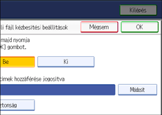 Kezel�panel k&eacute;perny�je, illusztr&aacute;ci&oacute;