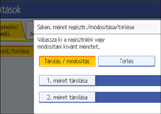 Kezelőpanel képernyője, illusztráció