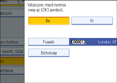 Kezel�panel k&eacute;perny�je, illusztr&aacute;ci&oacute;