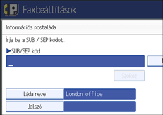Kezel�panel k&eacute;perny�je, illusztr&aacute;ci&oacute;