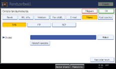 Kezel�panel k&eacute;perny�je, illusztr&aacute;ci&oacute;