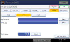 Kezel�panel k&eacute;perny�je, illusztr&aacute;ci&oacute;