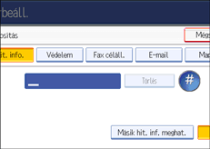 Kezel�panel k&eacute;perny�je, illusztr&aacute;ci&oacute;