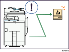 Иллюстрация наблюдения за состоянием аппарата с помощью компьютера
