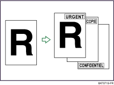 Illustration de tampon prédéfini