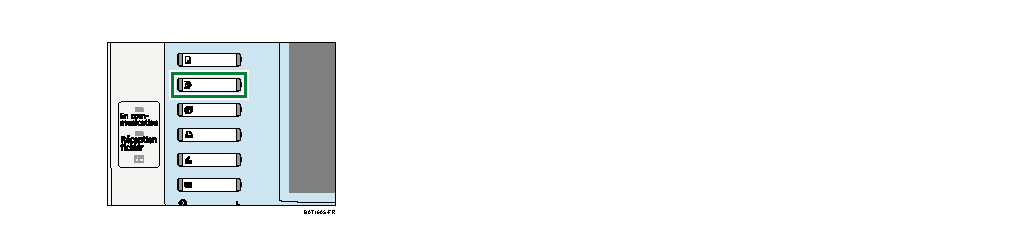 Illustration de la touche Serveur de documents.