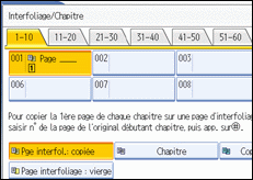 Illustration de l'écran du panneau de commande.