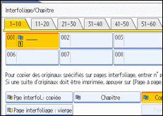 Illustration de l'écran du panneau de commande.