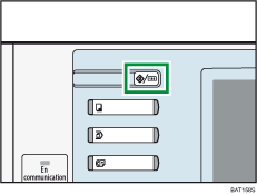 Illustration de la touche Compteur/Outils utilisateur