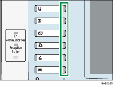 Illustration de la touche de fonction