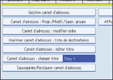 Illustration de l'écran LCD