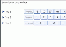 Illustration de l'écran LCD