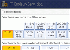 Illustration de l'écran du panneau de commande