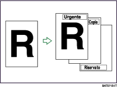 Illustrazione di Timbro Predefinito