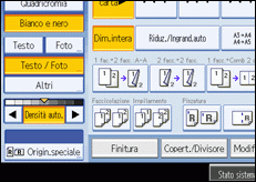 Illustrazione schermata pannello operativo