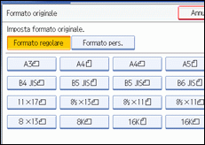 Illustrazione schermata pannello operativo