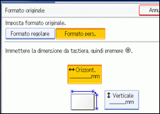 Illustrazione schermata pannello operativo