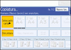Illustrazione schermata pannello operativo