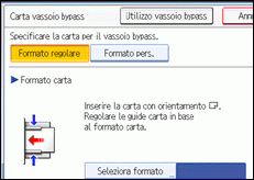 Illustrazione schermata pannello operativo