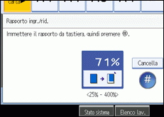 Illustrazione schermata pannello operativo