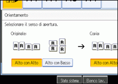 Illustrazione schermata pannello operativo