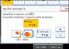 Illustrazione schermata pannello operativo
