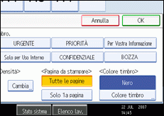 Illustrazione schermata pannello operativo