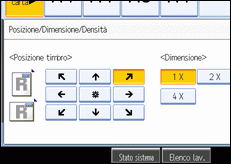 Illustrazione schermata pannello operativo