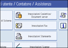 Illustrazione schermata pannello operativo