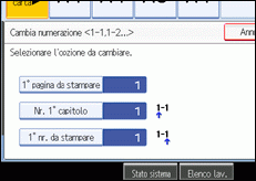 Illustrazione schermata pannello operativo