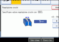Illustrazione schermata pannello operativo