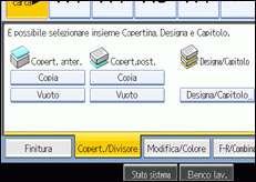 Illustrazione schermata pannello operativo