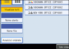 Illustrazione schermata pannello operativo