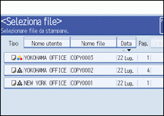 Illustrazione schermata pannello operativo