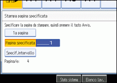 Illustrazione schermata pannello operativo