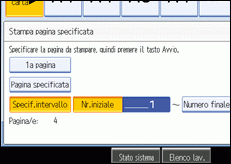 Illustrazione schermata pannello operativo